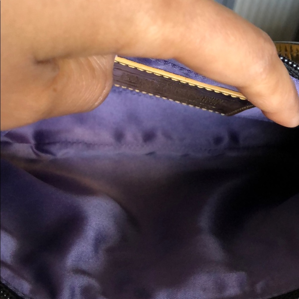 Satin Coach wristlet - Picture 3 of 4